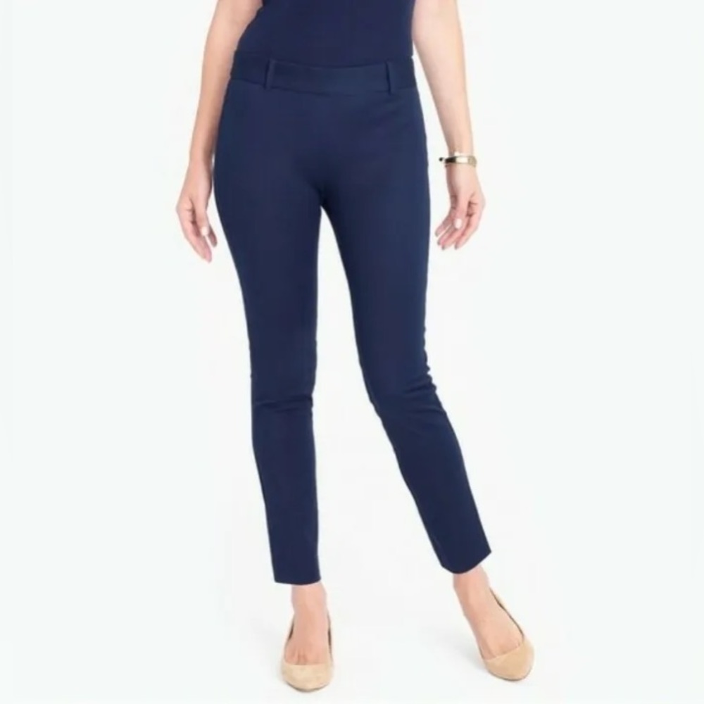 J.Crew. Minnie Cropped Pant in Navy. 2.